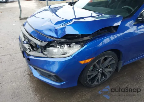 2019 Honda Civic Sport из США, поврежденный, VIN 2HGFC2F86KH575505